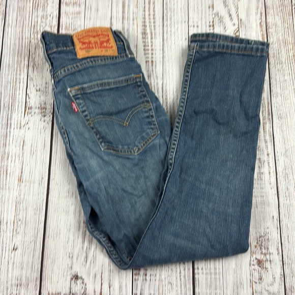 Levi's straight leg "502" blue jeans size 28 - Picture 13 of 15